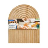 Ideenwelt Bambu Kesme Tahtası Oval Oluklu, 1 Adet