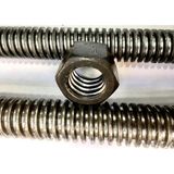 idekor 16.mm Kare Trapez Diş Saplama Bijon Tij 1 Metre Ürünle Beraber 2 Adet Somun Verilmektedir - 16mm - Gri - 1 Adet