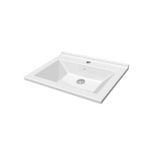 İdevit 60 cm Merkür Dolap Uyumlu 25 mm İnce Bantlı Lavabo
