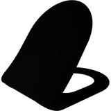 Idevit Alfa Duroplast Ultra Ince Yavaş Kapanır Klozet Kapağı Mat Siyah 53-02-06-022