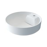 İdevit Slım Daire Tezgahüstü Lavabo 48X48 Beyaz