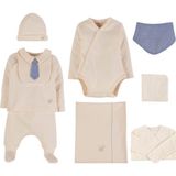 Idil Baby Organik Erkek Bebek Hastane Çıkışı 8'li Set - Ekru - Standart