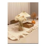 İDİL Naturel Runner Vintage / TAM Fırfırlı Runner 40×110