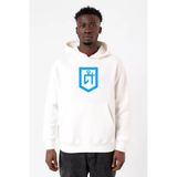 Idil Ural Tamga Beyaz Erkek 3İp Kapşonlu Sweatshirt