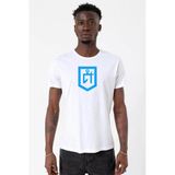 Idil Ural Tamga Beyaz Erkek Bisikletyaka Tshirt