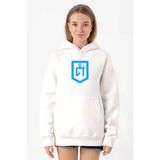 Idil Ural Tamga Beyaz Kadın 3İp Kapşonlu Sweatshirt