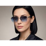 İdo Optik Ocean Drive Modern Vintage Unisex Güneş Gözlüğü - Mavi - Açık Mavi