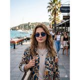 İdo Optik Retro Blue Future UV400 Unısex Güneş Gözlüğü - Mavi Degrade