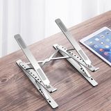 iDock N8 Çift Taraflı Ayarlı Alüminyum Laptop Standı Universal Uyumluluk Gümüş Renk