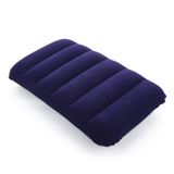 Idocolors docolors şişme kamp yastığı, plaj yastığı, hafif seyahat yastığı, kadife kaplama, hava yastığı, oturma minderi, ofis, dış mekan, yürüyüş için, 48 x 30 cm, mavi