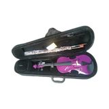 İdol Keman 3/4 Tam Set Mor Renk Kalite Keman