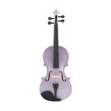 İdol Keman 4/4 Tam Set Lila Renk Kalite Keman