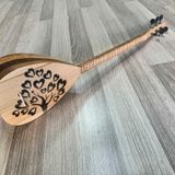 İDOL MÜZİK ALETLERİ Cura Kalpli Ağaç Desenli Tam Set Çocuk Sazı