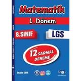 İdol Yayınları LGS Matematik 1. Dönem 12 Li Sarmal Deneme