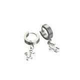 idolavm Sallanan Akrep Erkek Küpe Çelik Takı Aksesuar P24 T5