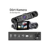 idragon Araç Kamerası - 4 Kameralı - GPS Takip - G Sensör - 1080P Kayıt - Wifi - Özellikli Uyumlu