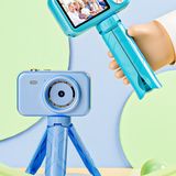 Idragon® Çocuk Mini Dijital Fotoğraf Makinesi 1080P HD Video Kaydedici Oyun ve MP3 Çalar - Mavi