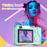 İdragon LK-003 Mini Dijital Çocuk Fotoğraf Makinası Çocuk Kamera Çift Lens Retro Tasarım ve Hd Video Kayıt - Mavi