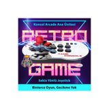 idragon ® M9 Arcade Oyun Konsolu | HDMI Çıkış | 64GB Hafıza | 2 Oyunculu Joystick Seti