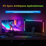 İdragon Pc Sync Rgbıc Monitör 27 İnch Arka Aydınlatma Led, Ekran Senkronizasyonlu, Mobil Uygulama Ve Kumanda Kontrollü, Müzik Senkronizasyonlu Gaming Rgb Işık Dx23014 Çok Renkli