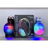 Idragon® PG580 Disco Pulse Rgb Işıklı Kablosuz Kafa Üstü Bluetooth Kulaklık - Müzik Keyfinize Işık Katın!