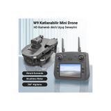 idragon W9 Akıllı Mini Drone Fırçasız Motor Ekranlı Kumanda Çift Kameralı Drone
