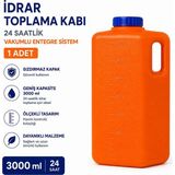Idrar Toplama Kabı 24 Saatlik Vakumlu Entegre Sistem 1 Adet