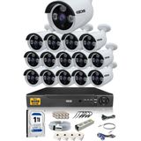 IDS 15 Kameralı 5 Mp Lensli 1080P Full HD Kamera Seti - Gece Görüşlü - Su Geçirmez - Cepten İzle