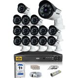 IDS 15 Kameralı Set - 5 Mp Sony Lensli Full HD Gece Görüşlü Güvenlik Kamerası Sistemi - Cepten Izle