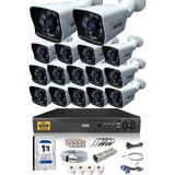 IDS 16 Kameralı 5 Mp Lensli 1080P Full HD Kamera Seti - Gece Görüşlü - Su Geçirmez - Cepten İzle
