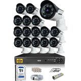 Ids - 16 Kameralı Set - 5mp Sony Lensli Full Hd Gece Görüşlü Güvenlik Kamerası Sistemi - Cepten İzle
