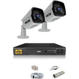 Ids - 2 Kameralı 5 Mp Sony Lensli 1080P Full HD Güvenlik Kamerası Sistemi - Hard Disksiz