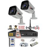 IDS 2 Kameralı Set - 5MP Sony Lensli Full HD Gece Görüşlü Güvenlik Kamerası Sistemi 320 Dış IP66 Su Geçirmez