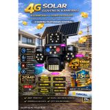 IDS 20MP 4 Lens Sim Kartlı Güneş Enerjili Güvenlik Kamerası 15GB İnternet ve 128GB SD Kart Hediye