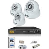 Ids - 3 Kameralı 5mp Sony Lensli 1080p Fullhd Güvenlik Kamerası Sistemi - Cepten İzle - 320 İç