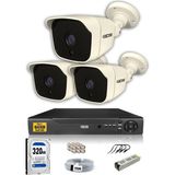 Ids - 3 Kameralı Set - 5mp Sony Lensli Full Hd Gece Görüşlü Güvenlik Kamerası Sistemi - Cepten İzle