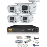 Ids - 4 Kameralı 5 Mp Sony Lensli 1080P Full HD Güvenlik Kamerası Sistemi - Hard Disksiz