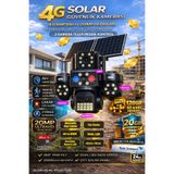 IDS 4 Lens 20MP Sim Kartlı Güneş Enerjili Güvenlik Kamerası 240GB İnternet ve 128GB SD Kart Hediye