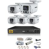 Ids - 5 Kameralı 5 Mp Sony Lensli 1080P Full HD Güvenlik Kamerası Sistemi - Hard Disksiz