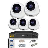 Ids - 5 Kameralı 5mp Sony Lensli 1080p Fullhd Güvenlik Kamerası Sistemi - Cepten İzle - 500 İç