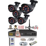 IDS 5 Kameralı Set - 5MP Full HD Gece Görüşlü Güvenlik Kamerası Sistemi - Cepten İzleme Özelliği