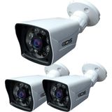 IDS 5 mp Lensli 1080P Full HD Ahd Güvenlik Kamerası Kamera Sistemleri Için Gece Görüşlü Su Geçirmez 3 Adet