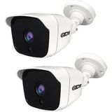 IDS 5mp Lensli 1080P Fullhd Ahd Güvenlik Kamerası Kamera Sistemleri Için Gece Görüşlü Su Geçirmez 2 Adet - Beyaz
