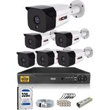 Ids 6 Kameralı Set - 5mp Sony Lensli Full Hd Gece Görüşlü Güvenlik Kamerası Sistemi 320 Dış