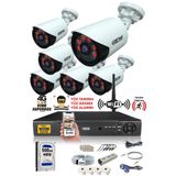 IDS 6 Kameralı Set - 5mp Sony Lensli Fullhd Gece Görüşlü Güvenlik Kamerası Sistemi - 2020-set6-500gb