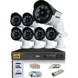 Ids - 7 Kameralı Set - 5mp Sony Lensli Full Hd Gece Görüşlü Güvenlik Kamerası Sistemi - Cepten İzle