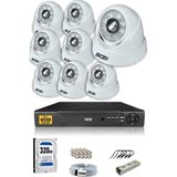 Ids - 8 Kameralı 5 Mp Sony Lensli 1080P Full HD Güvenlik Kamerası Sistemi - Cepten İzle - 320 İç