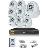 Ids - 8 Kameralı 5 Mp Sony Lensli 1080P Full HD Güvenlik Kamerası Sistemi - Cepten İzle - 500 Iç