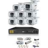 Ids - 8 Kameralı 5 Mp Sony Lensli 1080P Full HD Güvenlik Kamerası Sistemi - Hard Disksiz