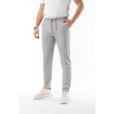 İDS COLLECTİON Erkek Açık Gri Jogger Kesim Bel Lastikli Esnek Likralı Silimfit Kumaş Pantolon